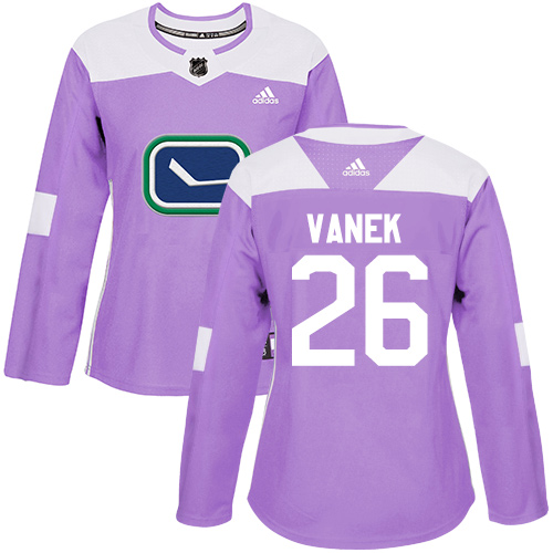 Adidas Canucks #26 Thomas Vanek Purple Authentic Fights Cancer Women's Stitched NHL Jersey Adidas Canucks #26 Thomas Vanek Purple Authentic Fights Cancer Women's Stitched NHL Jersey