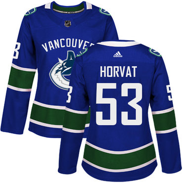 Adidas Canucks #53 Bo Horvat Blue Home Authentic Women's Stitched NHL Jersey Adidas Canucks #53 Bo Horvat Blue Home Authentic Women's Stitched NHL Jersey