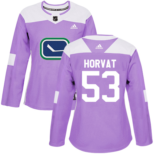 Adidas Canucks #53 Bo Horvat Purple Authentic Fights Cancer Women's Stitched NHL Jersey Adidas Canucks #53 Bo Horvat Purple Authentic Fights Cancer Women's Stitched NHL Jersey