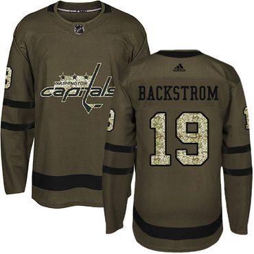 Adidas Capitals #19 Nicklas Backstrom Green Salute to Service Stitched NHL Jersey Adidas Capitals #19 Nicklas Backstrom Green Salute to Service Stitched NHL Jersey