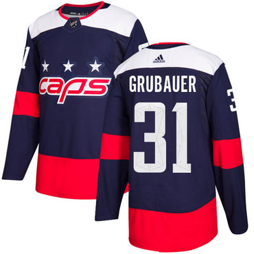 Adidas Capitals #31 Philipp Grubauer Navy Authentic 2018 Stadium Series Stitched Youth NHL Jersey Adidas Capitals #31 Philipp Grubauer Navy Authentic 2018 Stadium Series Stitched Youth NHL Jersey