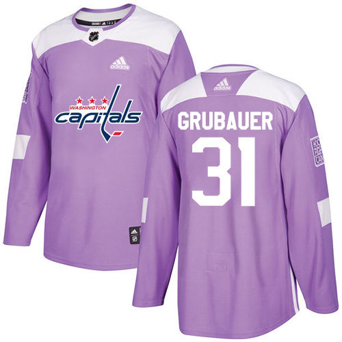 Adidas Capitals #31 Philipp Grubauer Purple Authentic Fights Cancer Stitched Youth NHL Jersey Adidas Capitals #31 Philipp Grubauer Purple Authentic Fights Cancer Stitched Youth NHL Jersey