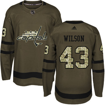 Adidas Capitals #43 Tom Wilson Green Salute to Service Stitched NHL Jersey Adidas Capitals #43 Tom Wilson Green Salute to Service Stitched NHL Jersey