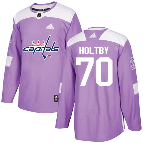 Adidas Capitals #70 Braden Holtby Purple Authentic Fights Cancer Stitched Youth NHL Jersey Adidas Capitals #70 Braden Holtby Purple Authentic Fights Cancer Stitched Youth NHL Jersey