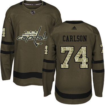 Adidas Capitals #74 John Carlson Green Salute to Service Stitched NHL Jersey Adidas Capitals #74 John Carlson Green Salute to Service Stitched NHL Jersey