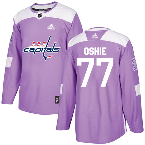 Adidas Capitals #77 T.J. Oshie Purple Authentic Fights Cancer Stitched Youth NHL Jersey Adidas Capitals #77 T.J. Oshie Purple Authentic Fights Cancer Stitched Youth NHL Jersey