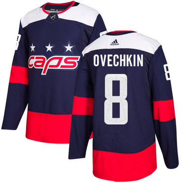 Adidas Capitals #8 Alex Ovechkin Navy Authentic 2018 Stadium Series Stitched NHL Jersey Adidas Capitals #8 Alex Ovechkin Navy Authentic 2018 Stadium Series Stitched NHL Jersey