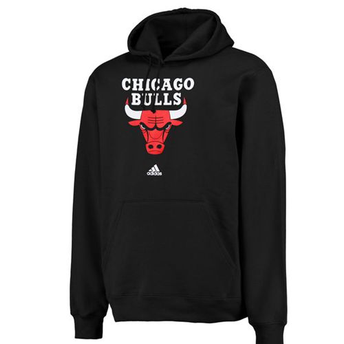 Adidas Chicago Bulls Logo Pullover Hoodie Sweatshirt Black Adidas Chicago Bulls Logo Pullover Hoodie Sweatshirt Black