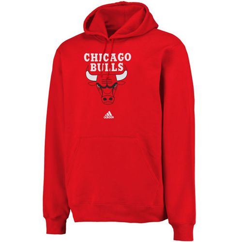 Adidas Chicago Bulls Logo Pullover Hoodie Sweatshirt Red Adidas Chicago Bulls Logo Pullover Hoodie Sweatshirt Red