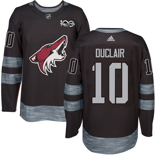 Adidas Coyotes #10 Anthony Duclair Black 1917-2017 100th Anniversary Stitched NHL Jersey Adidas Coyotes #10 Anthony Duclair Black 1917-2017 100th Anniversary Stitched NHL Jersey
