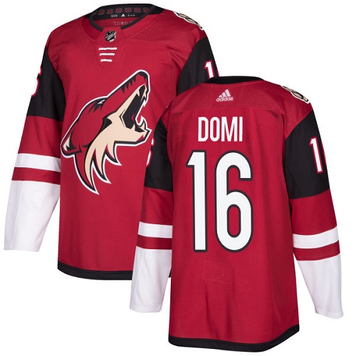Adidas Coyotes #16 Max Domi Maroon Home Authentic Stitched Youth NHL Jersey Adidas Coyotes #16 Max Domi Maroon Home Authentic Stitched Youth NHL Jersey