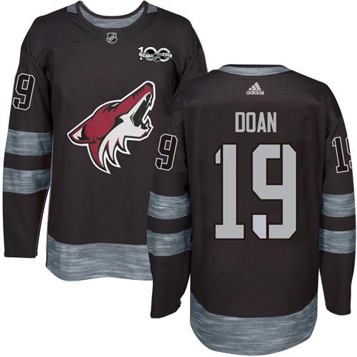 Adidas Coyotes #19 Shane Doan Black 1917-2017 100th Anniversary Stitched NHL Jersey Adidas Coyotes #19 Shane Doan Black 1917-2017 100th Anniversary Stitched NHL Jersey