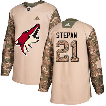 Adidas Coyotes #21 Derek Stepan Camo Authentic 2017 Veterans Day Stitched Youth NHL Jersey Adidas Coyotes #21 Derek Stepan Camo Authentic 2017 Veterans Day Stitched Youth NHL Jersey