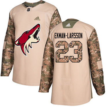 Adidas Coyotes #23 Oliver Ekman-Larsson Camo Authentic 2017 Veterans Day Stitched Youth NHL Jersey Adidas Coyotes #23 Oliver Ekman-Larsson Camo Authentic 2017 Veterans Day Stitched Youth NHL Jersey