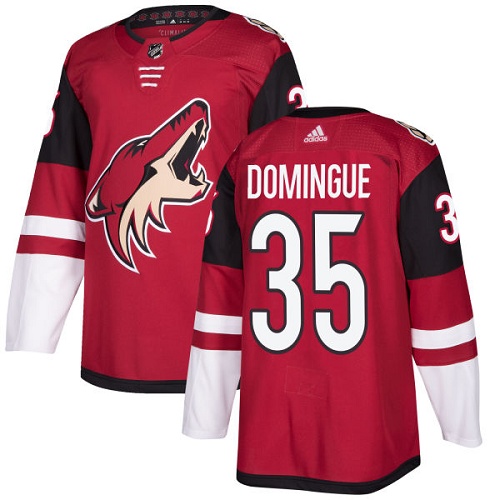 Adidas Coyotes #35 Louis Domingue Maroon Home Authentic Stitched Youth NHL Jersey Adidas Coyotes #35 Louis Domingue Maroon Home Authentic Stitched Youth NHL Jersey
