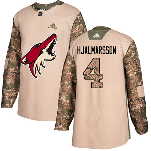Adidas Coyotes #4 Niklas Hjalmarsson Camo Authentic 2017 Veterans Day Stitched Youth NHL Jersey Adidas Coyotes #4 Niklas Hjalmarsson Camo Authentic 2017 Veterans Day Stitched Youth NHL Jersey