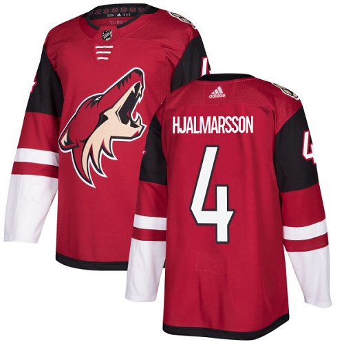 Adidas Coyotes #4 Niklas Hjalmarsson Maroon Home Authentic Stitched Youth NHL Jersey Adidas Coyotes #4 Niklas Hjalmarsson Maroon Home Authentic Stitched Youth NHL Jersey