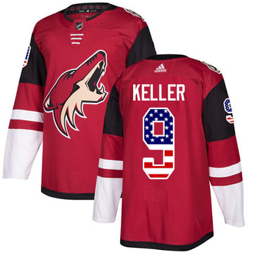 Adidas Coyotes #9 Clayton Keller Maroon Home Authentic USA Flag Stitched Youth NHL Jersey Adidas Coyotes #9 Clayton Keller Maroon Home Authentic USA Flag Stitched Youth NHL Jersey
