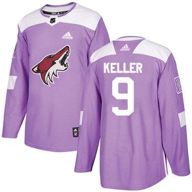 Adidas Coyotes #9 Clayton Keller Purple Authentic Fights Cancer Stitched NHL Jersey Adidas Coyotes #9 Clayton Keller Purple Authentic Fights Cancer Stitched NHL Jersey