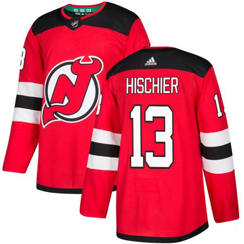 Adidas Devils #13 Nico Hischier Red Home Authentic Stitched Youth NHL Jersey Adidas Devils #13 Nico Hischier Red Home Authentic Stitched Youth NHL Jersey