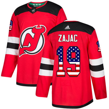 Adidas Devils #19 Travis Zajac Red Home Authentic USA Flag Stitched Youth NHL Jersey Adidas Devils #19 Travis Zajac Red Home Authentic USA Flag Stitched Youth NHL Jersey