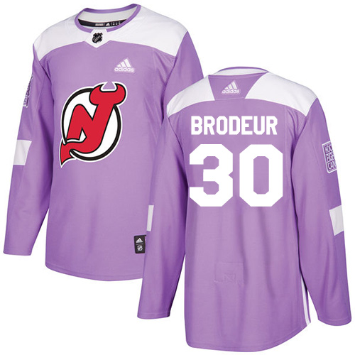 Adidas Devils #30 Martin Brodeur Purple Authentic Fights Cancer Stitched Youth NHL Jersey Adidas Devils #30 Martin Brodeur Purple Authentic Fights Cancer Stitched Youth NHL Jersey