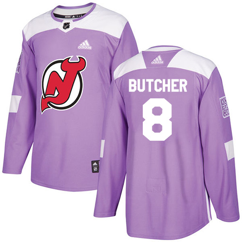 Adidas Devils #8 Will Butcher Purple Authentic Fights Cancer Stitched Youth NHL Jersey Adidas Devils #8 Will Butcher Purple Authentic Fights Cancer Stitched Youth NHL Jersey