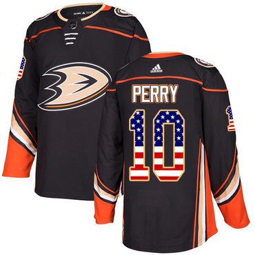 Adidas Ducks #10 Corey Perry Black Home Authentic USA Flag Youth Stitched NHL Jersey Adidas Ducks #10 Corey Perry Black Home Authentic USA Flag Youth Stitched NHL Jersey