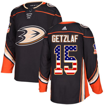 Adidas Ducks #15 Ryan Getzlaf Black Home Authentic USA Flag Youth Stitched NHL Jersey Adidas Ducks #15 Ryan Getzlaf Black Home Authentic USA Flag Youth Stitched NHL Jersey