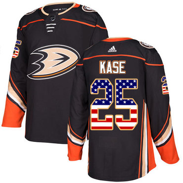 Adidas Ducks #25 Ondrej Kase Black Home Authentic USA Flag Youth Stitched NHL Jersey Adidas Ducks #25 Ondrej Kase Black Home Authentic USA Flag Youth Stitched NHL Jersey