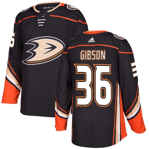 Adidas Ducks #36 John Gibson Black Home Authentic Youth Stitched NHL Jersey Adidas Ducks #36 John Gibson Black Home Authentic Youth Stitched NHL Jersey