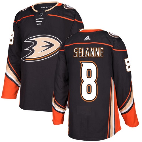 Adidas Ducks #8 Teemu Selanne Black Home Authentic Youth Stitched NHL Jersey Adidas Ducks #8 Teemu Selanne Black Home Authentic Youth Stitched NHL Jersey