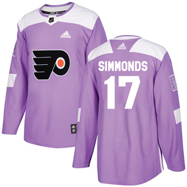 Adidas Flyers #17 Wayne Simmonds Purple Authentic Fights Cancer Stitched NHL Jersey Adidas Flyers #17 Wayne Simmonds Purple Authentic Fights Cancer Stitched NHL Jersey