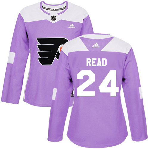 Adidas Flyers #24 Matt Read Purple Authentic Fights Cancer Women's Stitched NHL Jersey Adidas Flyers #24 Matt Read Purple Authentic Fights Cancer Women's Stitched NHL Jersey