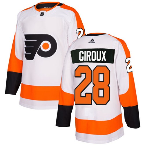 Adidas Flyers #28 Claude Giroux White Road Authentic Stitched NHL Jersey Adidas Flyers #28 Claude Giroux White Road Authentic Stitched NHL Jersey