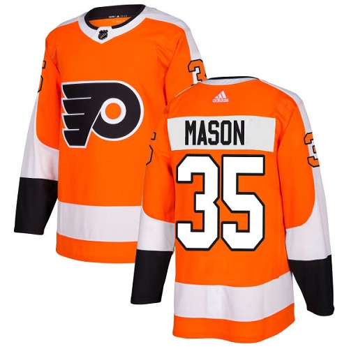 Adidas Flyers #35 Steve Mason Orange Home Authentic Stitched Youth NHL Jersey