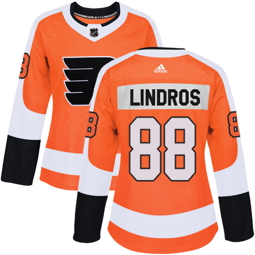 Adidas Flyers #88 Eric Lindros Orange Home Authentic Women's Stitched NHL Jersey Adidas Flyers #88 Eric Lindros Orange Home Authentic Women's Stitched NHL Jersey
