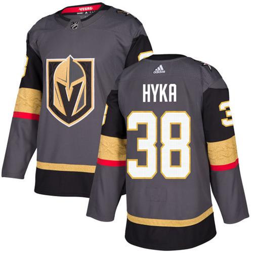 Adidas Golden Knights #38 Tomas Hyka Grey Home Authentic Stitched Youth NHL Jersey Adidas Golden Knights #38 Tomas Hyka Grey Home Authentic Stitched Youth NHL Jersey