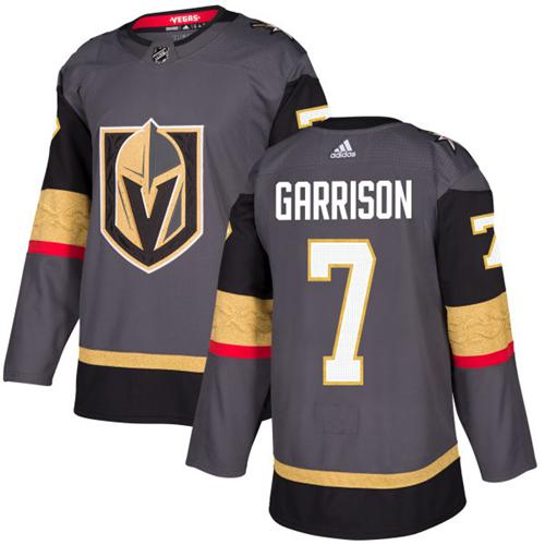 Adidas Golden Knights #7 Jason Garrison Grey Home Authentic Stitched Youth NHL Jersey Adidas Golden Knights #7 Jason Garrison Grey Home Authentic Stitched Youth NHL Jersey