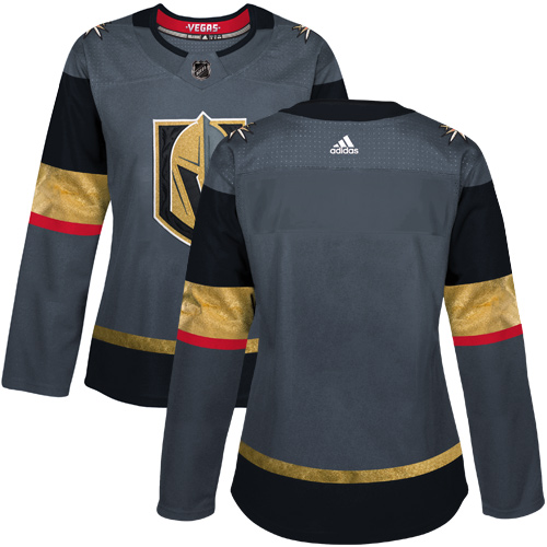 Adidas Golden Knights Blank Grey Home Authentic Women's Stitched NHL Jersey Adidas Golden Knights Blank Grey Home Authentic Women's Stitched NHL Jersey