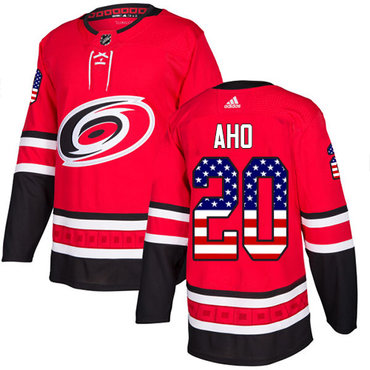 Adidas Hurricanes #20 Sebastian Aho Red Home Authentic USA Flag Stitched Youth NHL Jersey Adidas Hurricanes #20 Sebastian Aho Red Home Authentic USA Flag Stitched Youth NHL Jersey