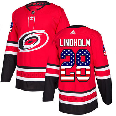 Adidas Hurricanes #28 Elias Lindholm Red Home Authentic USA Flag Stitched Youth NHL Jersey Adidas Hurricanes #28 Elias Lindholm Red Home Authentic USA Flag Stitched Youth NHL Jersey