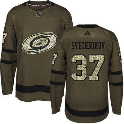 Adidas Hurricanes #37 Andrei Svechnikov Green Salute to Service Stitched NHL Jersey Adidas Hurricanes #37 Andrei Svechnikov Green Salute to Service Stitched NHL Jersey