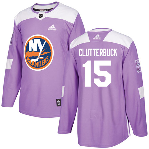Adidas Islanders #15 Cal Clutterbuck Purple Authentic Fights Cancer Stitched Youth NHL Jersey Adidas Islanders #15 Cal Clutterbuck Purple Authentic Fights Cancer Stitched Youth NHL Jersey