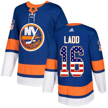 Adidas Islanders #16 Andrew Ladd Royal Blue Home Authentic USA Flag Stitched Youth NHL Jersey Adidas Islanders #16 Andrew Ladd Royal Blue Home Authentic USA Flag Stitched Youth NHL Jersey