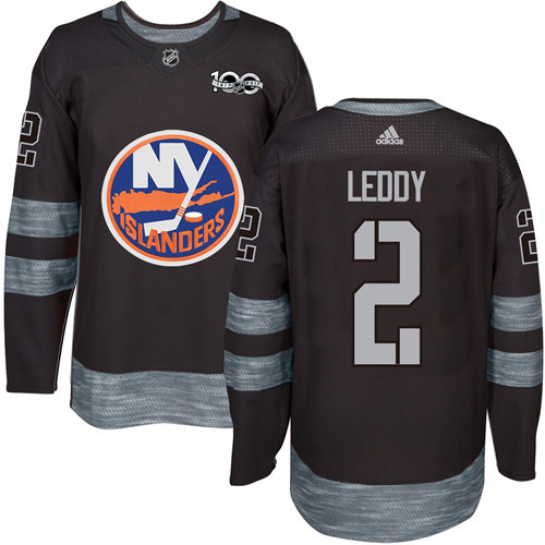 Adidas Islanders #2 Nick Leddy Black 1917-2017 100th Anniversary Stitched NHL Jersey Adidas Islanders #2 Nick Leddy Black 1917-2017 100th Anniversary Stitched NHL Jersey