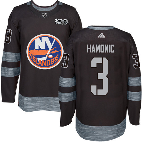 Adidas Islanders #3 Travis Hamonic Black 1917-2017 100th Anniversary Stitched NHL Jersey Adidas Islanders #3 Travis Hamonic Black 1917-2017 100th Anniversary Stitched NHL Jersey