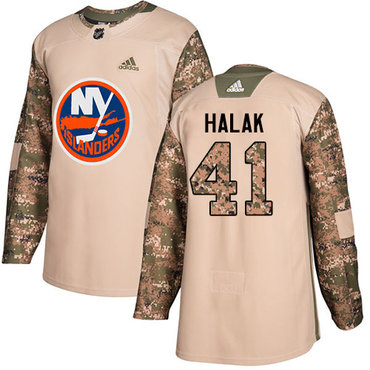 Adidas Islanders #41 Jaroslav Halak Camo Authentic 2017 Veterans Day Stitched NHL Jersey Adidas Islanders #41 Jaroslav Halak Camo Authentic 2017 Veterans Day Stitched NHL Jersey
