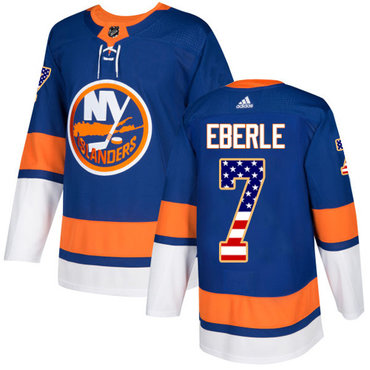Adidas Islanders #7 Jordan Eberle Royal Blue Home Authentic USA Flag Stitched Youth NHL Jersey Adidas Islanders #7 Jordan Eberle Royal Blue Home Authentic USA Flag Stitched Youth NHL Jersey