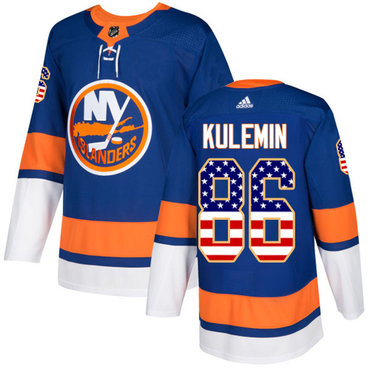 Adidas Islanders #86 Nikolay Kulemin Royal Blue Home Authentic USA Flag Stitched NHL Jersey Adidas Islanders #86 Nikolay Kulemin Royal Blue Home Authentic USA Flag Stitched NHL Jersey